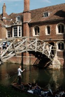 Mathematical Bridge and Queen's College, University of Cambridge, Cambridge, England